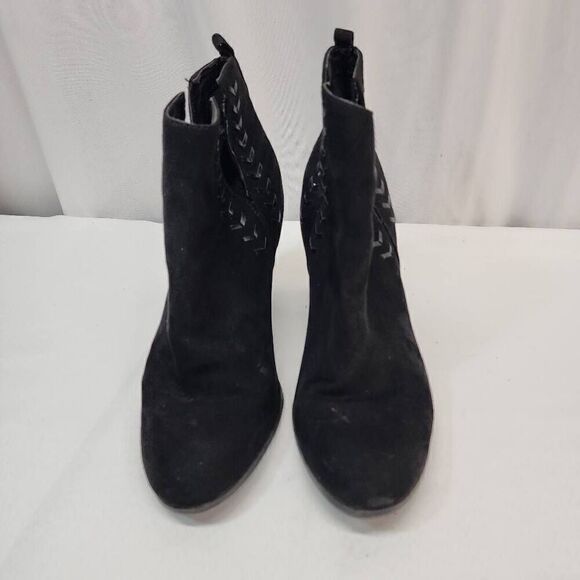 Carlos by Carlos Santana Size 10 Whitley Lt. Doe Womens Ankle Booties Black - Picture 3 of 12